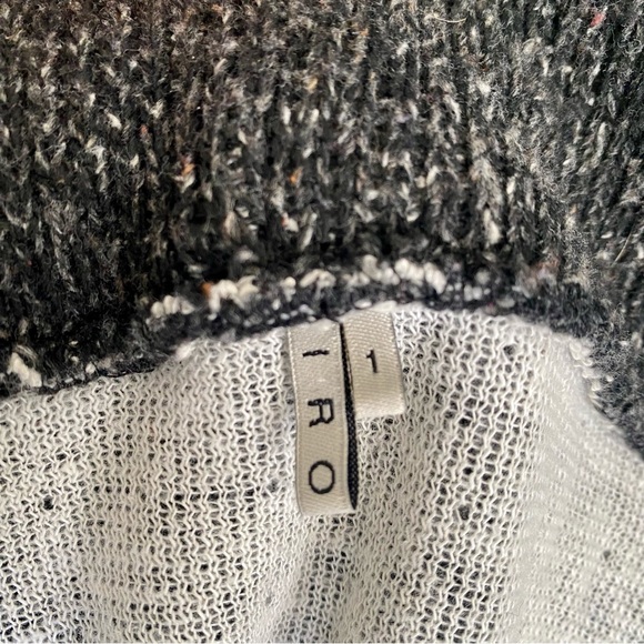 IRO Lashay Oversized Hooded Zipper Cardigan With Pockets 1 - Picture 6 of 6